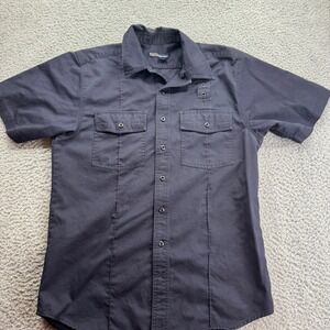 5.11 Tactical Series Mens Blue Short Sleeve Work Shirt Size S Reg